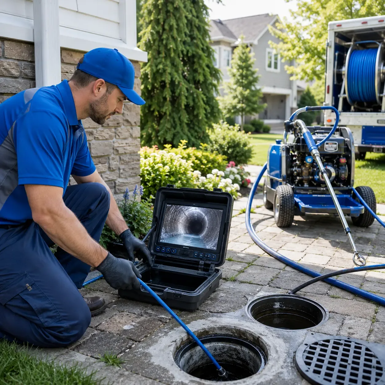 Outdoor drain cleaning professionals serving Warren, IN