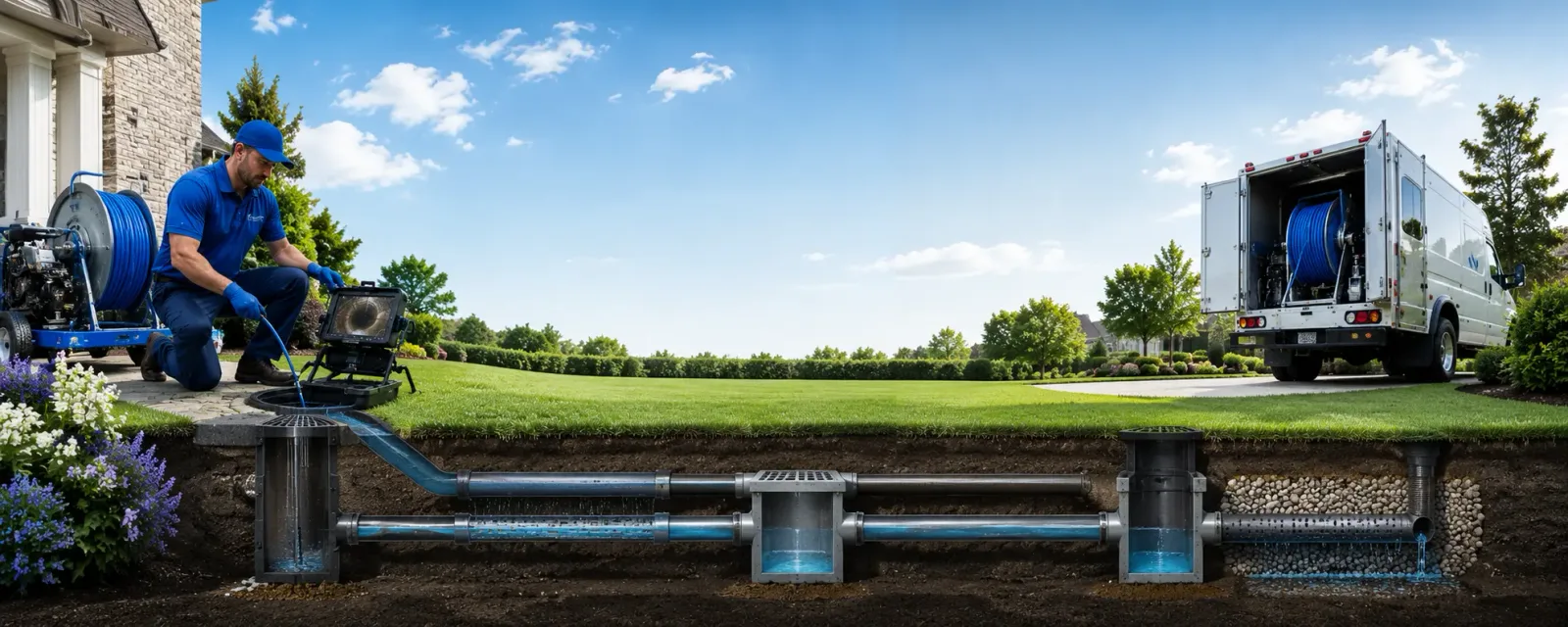 Outdoor drain cleaning information for Warren, IN